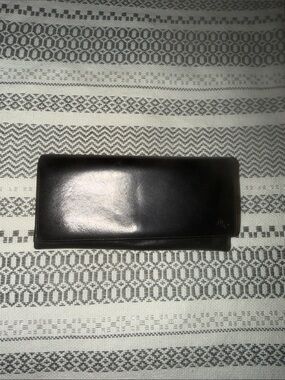 MONSAC black leather wallet